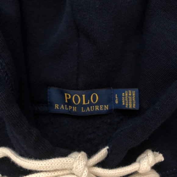 Men’s polo 1967 navy hoodie - Picture 2 of 3